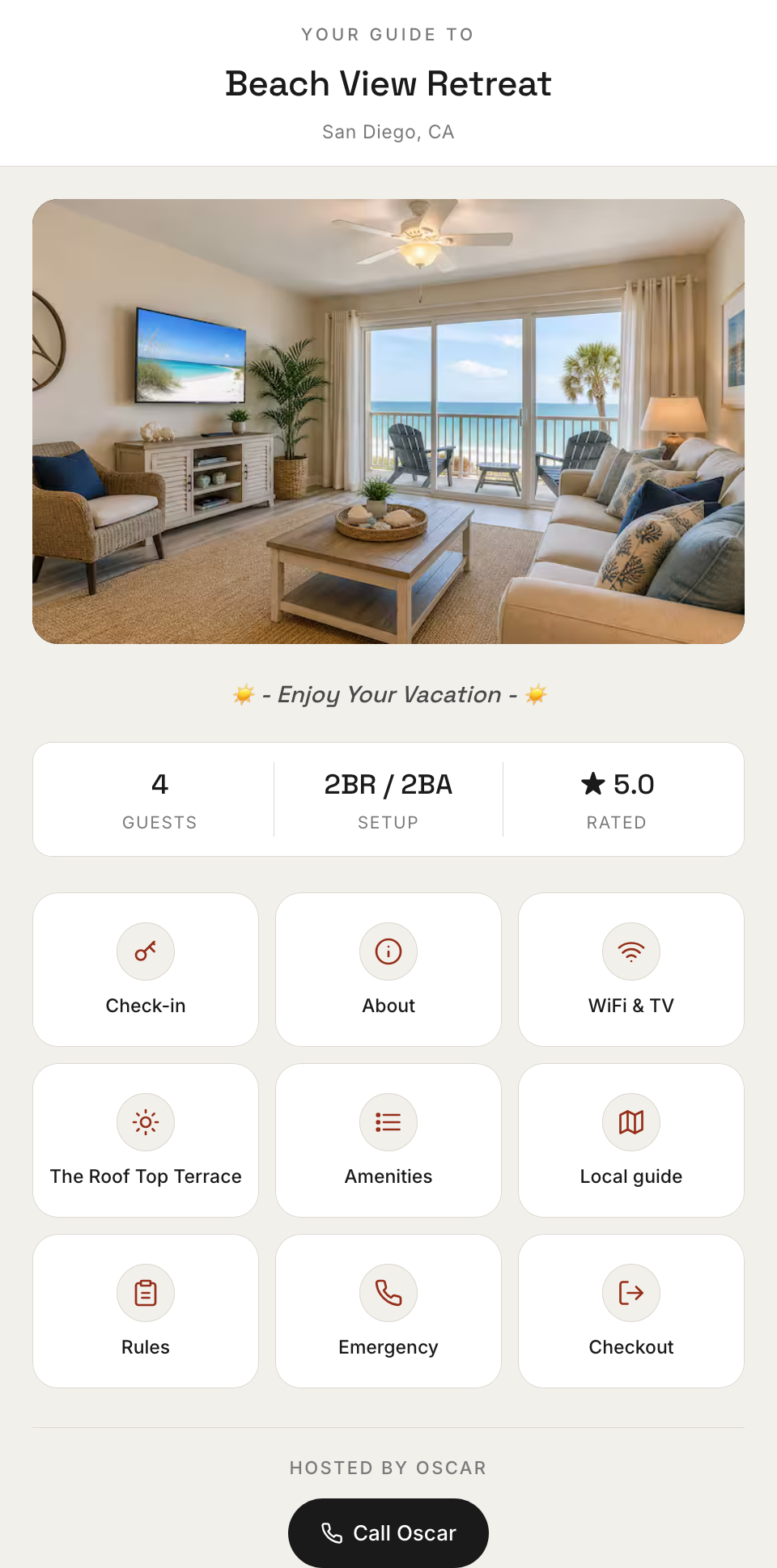 A DocuDome welcome guide open on a phone
