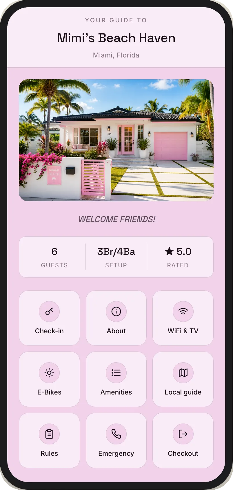 Welcome guide — Mimi's Beach Haven, Miami